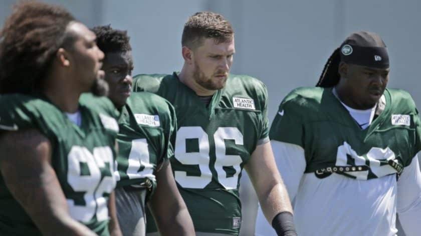 New York Jets DL Henry Anderson speaks about Andrew Luck