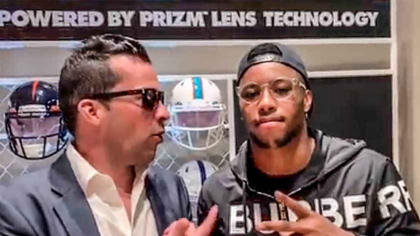 Saquon Barkley, Sterling Shepard and others celebrate Oakley-NFL deal (Video)