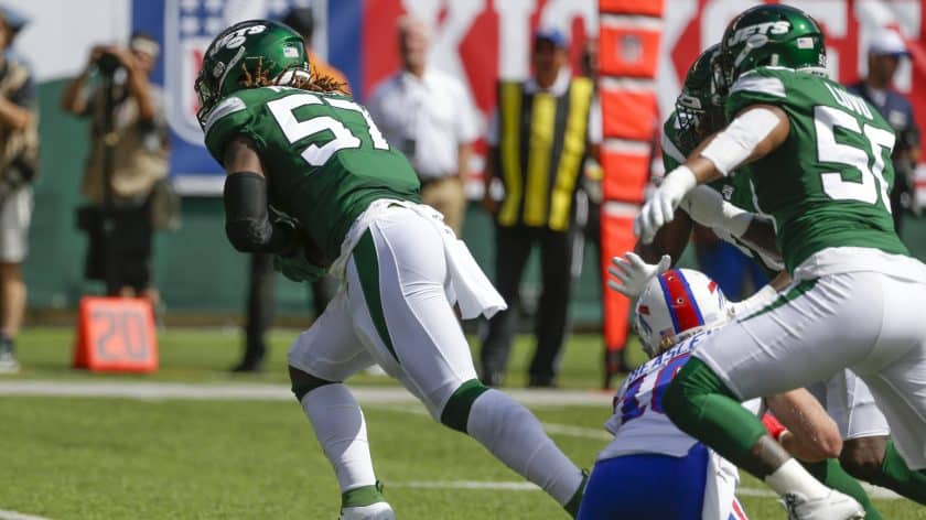 New York Jets ILB C.J. Mosley picks off Josh Allen, returns it for 6 (Video)