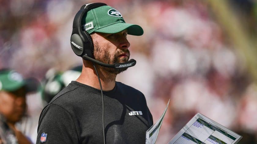 New York Jets HC Adam Gase not satisfied with on-field support around Luke Falk