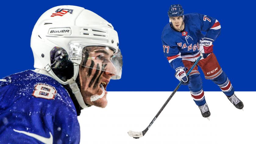 New York Rangers D Adam Fox is already pressuring Anthony DeAngelo