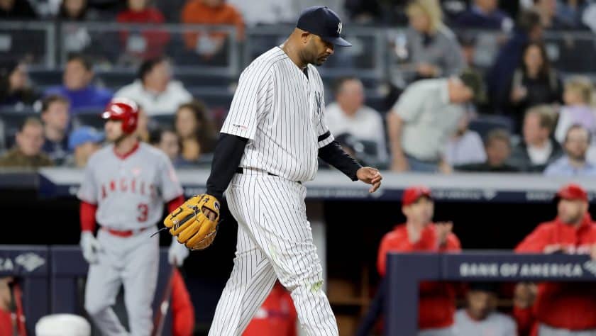 New York Yankees LHP CC Sabathia moving to bullpen going forward