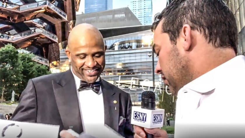 Everybody loves CC Sabathia at the LegaCCy Gala | Vivalo on the Scene (Video)