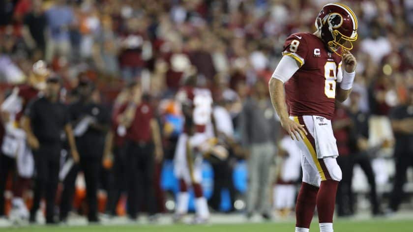 Case Keenum will start for Redskins against New York Giants on Sunday