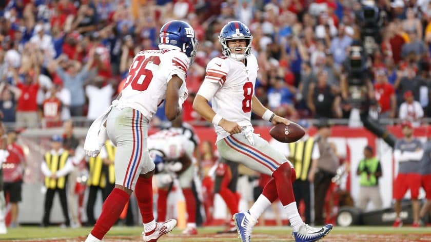 New York Giants QB Daniel Jones scores game-winning TD vs. Bucs (Video)