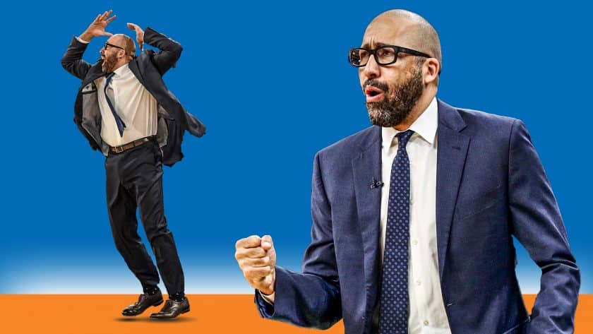 All eyes are on New York Knicks head coach David Fizdale