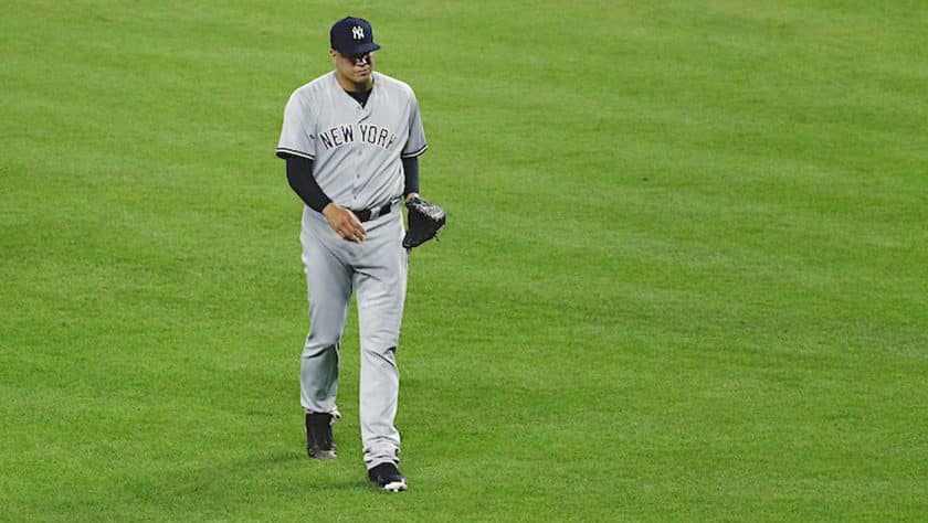New York Yankees RP Dellin Betances suffers partially torn Achilles