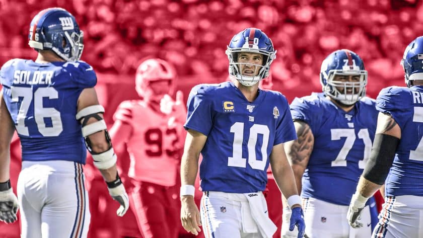 Eli Manning, Nate Solder, Will Hernandez