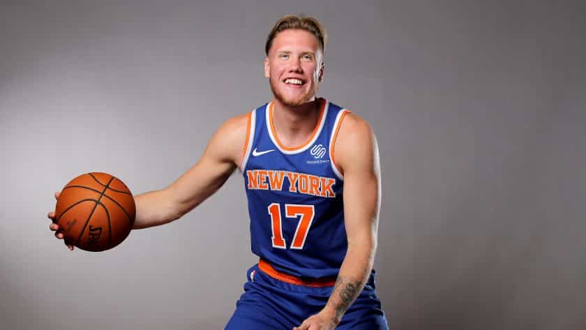 New York Knicks rookie Ignas Brazdeikis isn’t out to prove anyone wrong