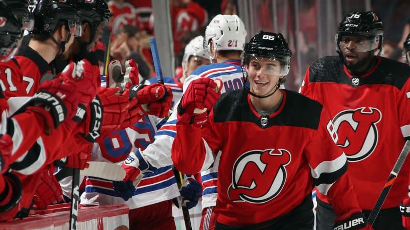 New Jersey Devils rookie Jack Hughes beats Henrik Lundqvist on breakaway (Video)