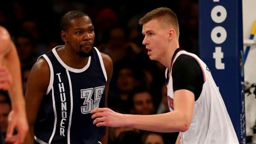 Kevin Durant ‘looking forward’ to watching Kristaps Porzingis in Dallas