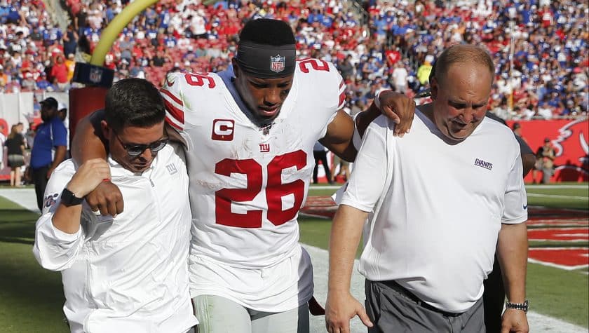 New York Giants RB Saquon Barkley expected to miss 4-8 weeks (Report)