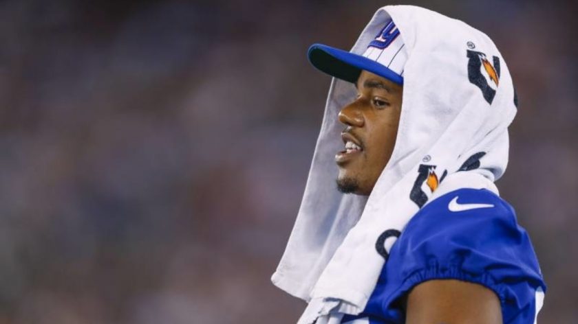 New York Giants WR Sterling Shepard diagnosed with a concussion (Report)