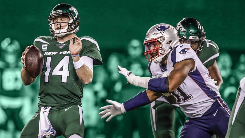 New York Jets, Sam Darnold crushed by New England Patriots, ghosts, 33-0 (Highlights)