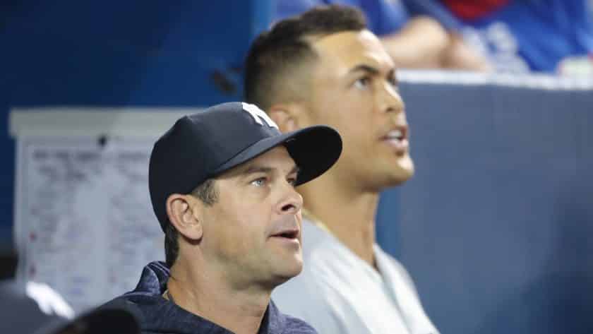 New York Yankees skipper Aaron Boone confident in Giancarlo Stanton heading into ALDS