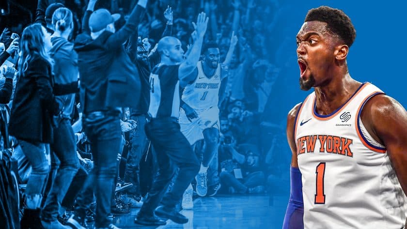 Bobby Portis, New York Knicks fans are having fun
