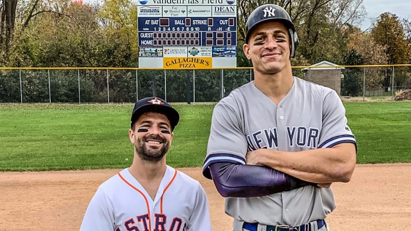 Jimmy Graham dresses as New York Yankees’ Aaron Judge for Halloween