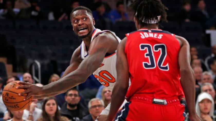 New York Knicks F Julius Randle has lofty goals on his mind