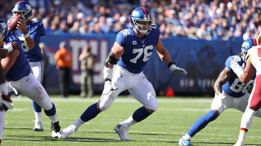 New York Giants LT Nate Solder not interested in a trade possibility