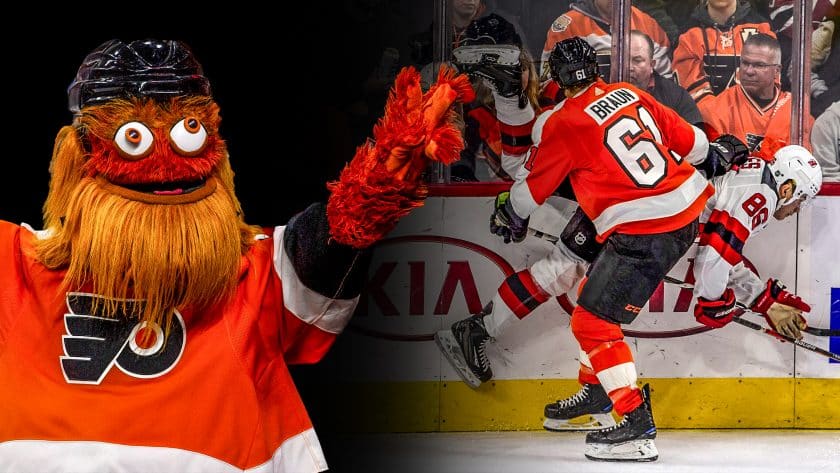 New Jersey Devils ‘chirped’ hard by Twitter & Gritty in loss to Flyers