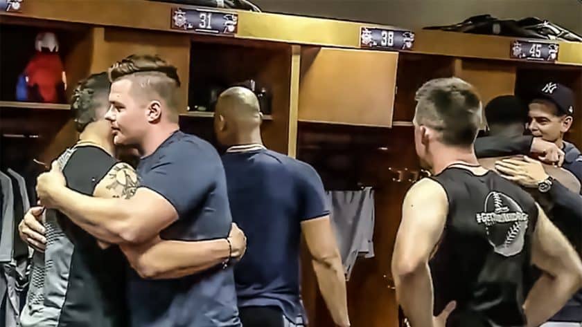 New York Yankees’ emotional clubhouse scene after Game 6 loss (Video)