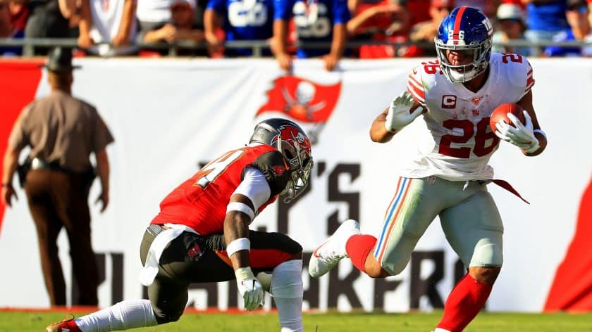 New York Giants players address the possibility of Saquon Barkley returning earlier than expected