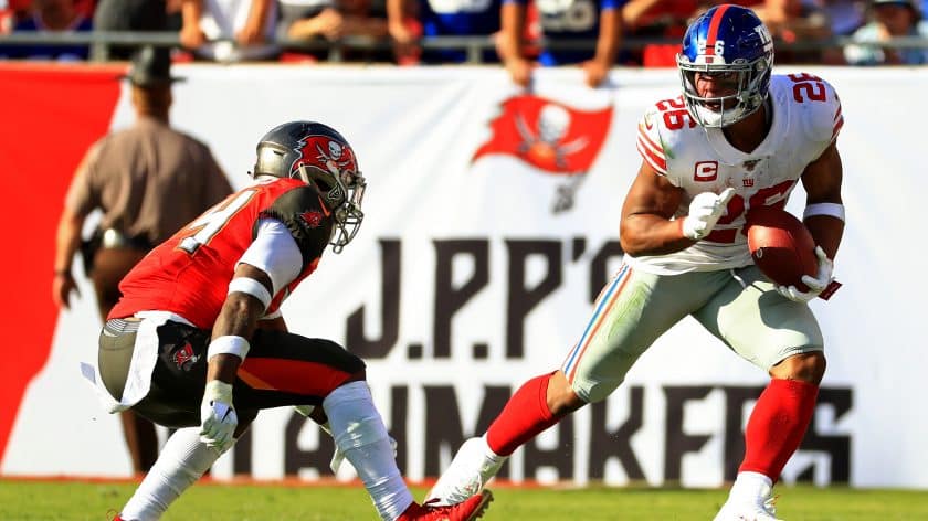 Giants RB Saquon Barkley confident in how his ankle would fare in a game