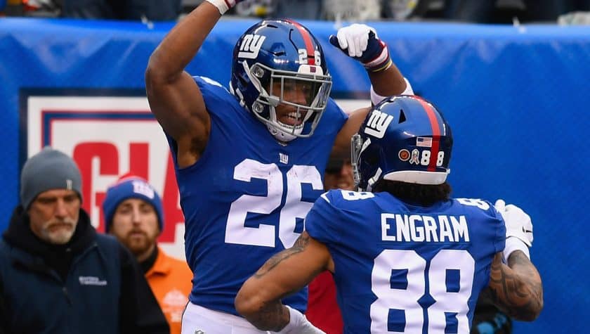 Giants RB Saquon Barkley, TE Evan Engram expected to play Sunday