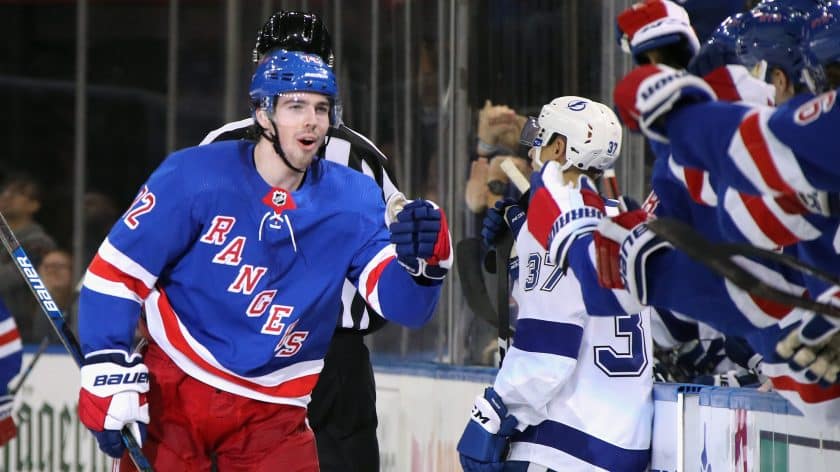 New York Rangers C Filip Chytil feels more comfortable on the ice