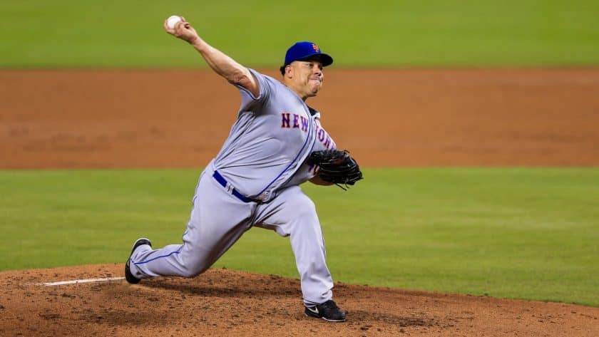 Former New York Mets RHP Bartolo Colón still throwing gas (Video)