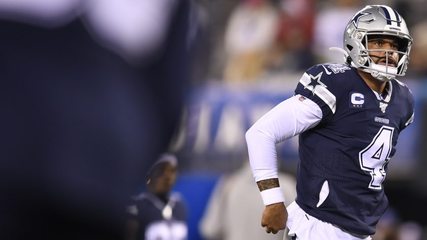 New York Giants S Antoine Bethea picks off Dak Prescott (Video)