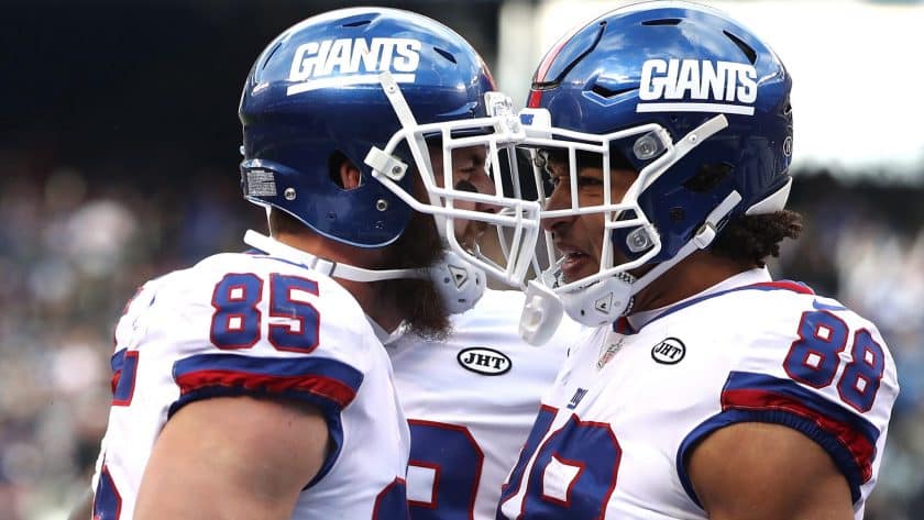 New York Giants’ Evan Engram, Rhett Ellison ruled out for Sunday