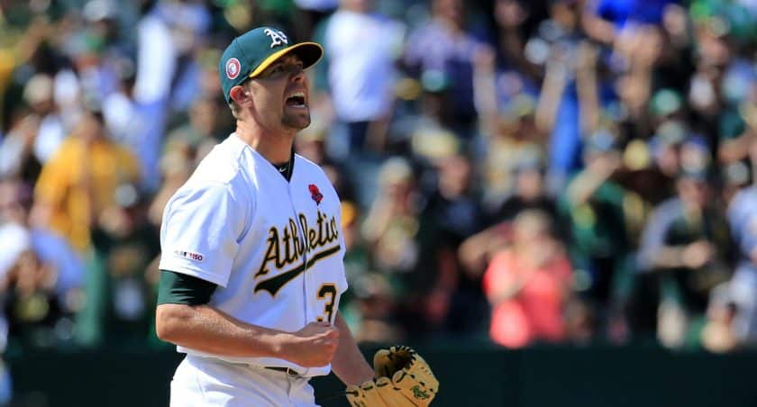 New York Yankees showing interest in Oakland reliever Blake Treinen (Report)