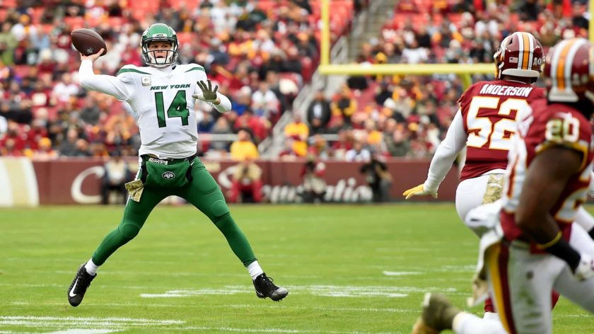 New York Jets WR Robby Anderson leaps into Washington stands to extend lead (Video)