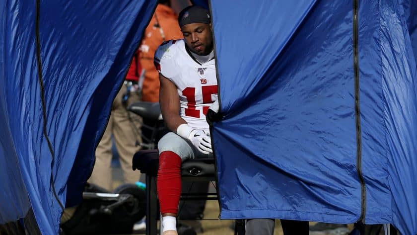 New York Giants: Jabrill Peppers, Golden Tate suffer injuries vs. Bears