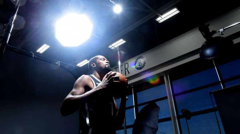 Brooklyn Nets F Kevin Durant seen putting shots up (Video)