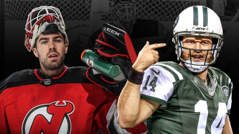 New Jersey Devils’ Louis Domingue displays Ryan Fitzpatrick-type magic