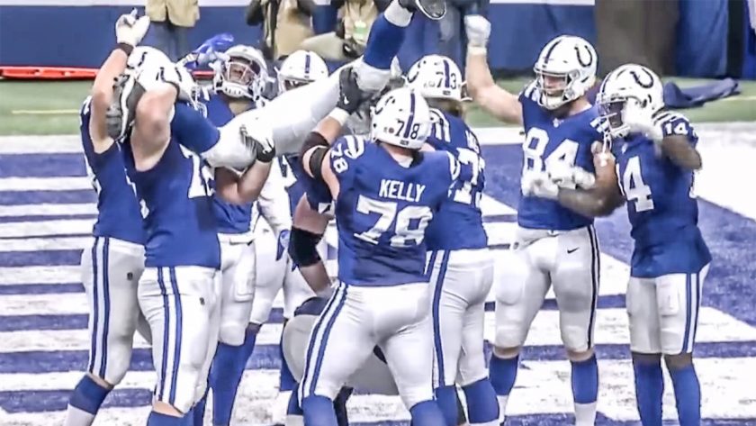 Quenton Nelson, Indianapolis Colts pull off the ‘Keg Stand Celebration’ (Video)