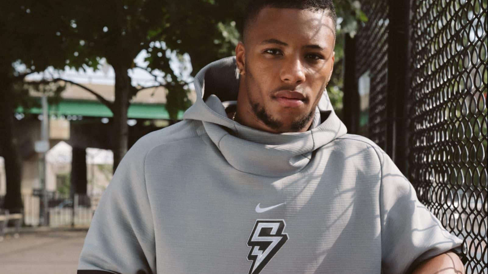 saquon barkley long sleeve nike shirt