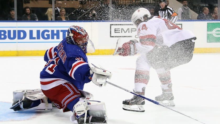 New York Rangers G Igor Shesterkin named AHL Goaltender of the Month