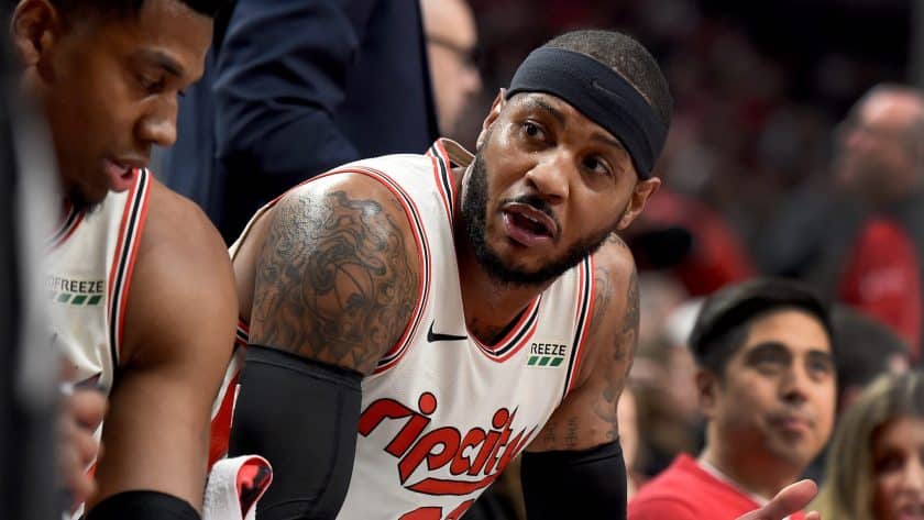 Carmelo Anthony wasn’t surprised Kevin Durant, Kyrie Irving chose Nets over New York Knicks
