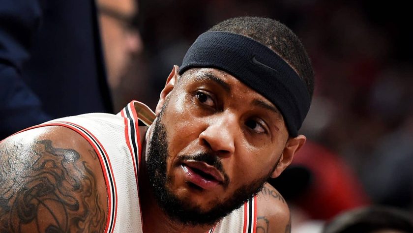 Former New York Knicks star Carmelo Anthony hopes team retires No. 7