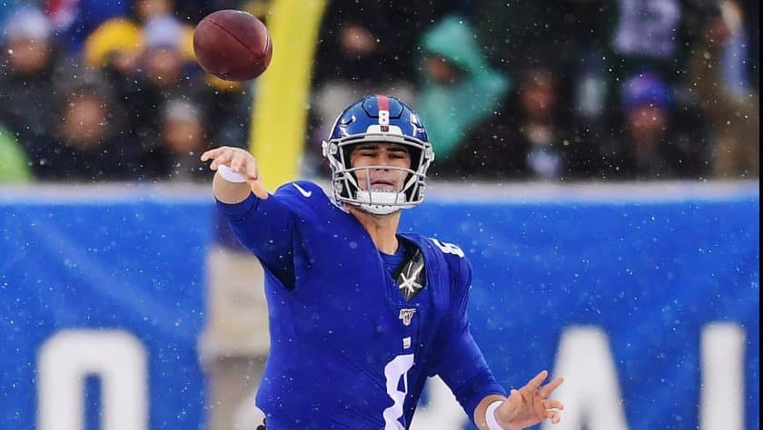 New York Giants QB Daniel Jones practices on Wednesday (Video)
