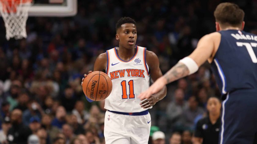 New York Knicks PG Frank Ntilikina talks up Dennis Smith Jr.
