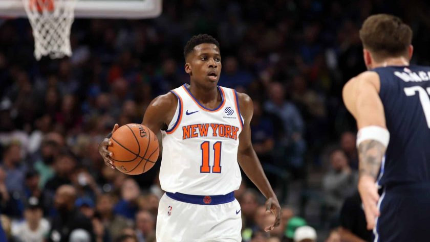 New York Knicks PG Frank Ntilikina questionable with a sore back
