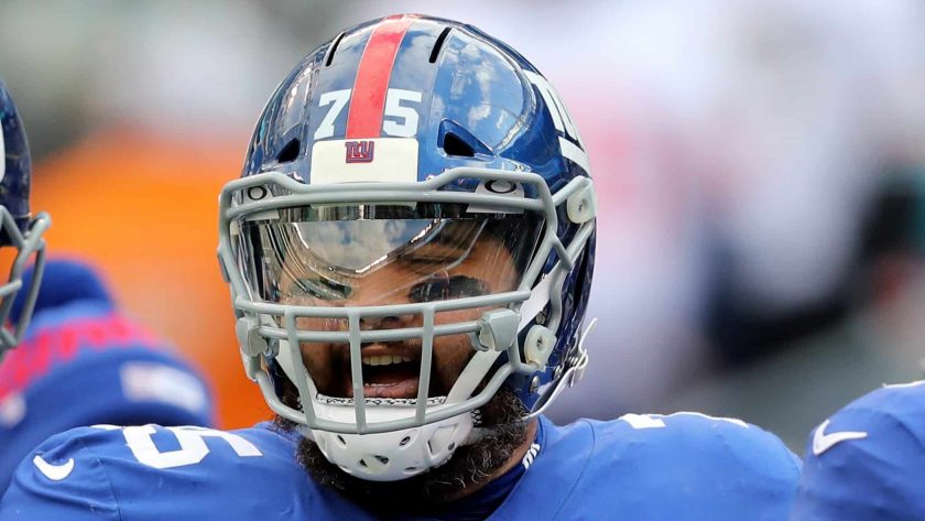 New York Giants C Jon Halapio has a torn Achilles, won’t return until camp