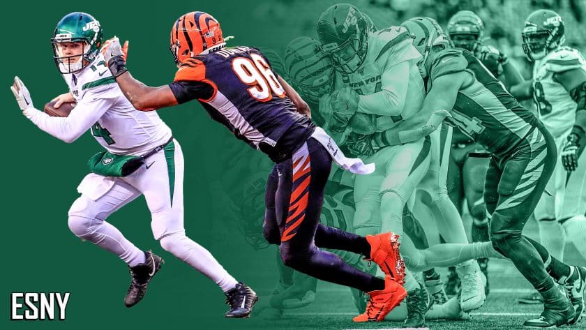 New York Jets: Sam Darnold given no chance in Cincinnati thanks to O-line