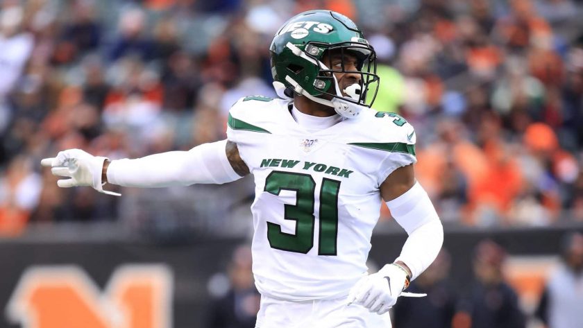 CINCINNATI, OHIO - DECEMBER 01: Bless Austin #31 of the New York Jets in the game against the Cincinnati Bengals at Paul Brown Stadium on December 01, 2019 in Cincinnati, Ohio.