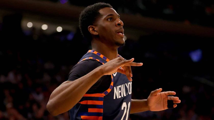 New York Knicks’ Damyean Dotson discusses his ‘roller-coaster’ season after Monday’s win