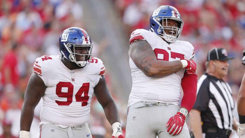 New York Giants’ Dexter Lawrence finishes as highest-graded rookie IDL